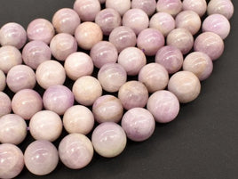 Kunzite Beads, 11mm Round Beads-RainbowBeads