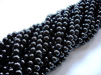 Hematite Beads, Round, 6mm-RainbowBeads