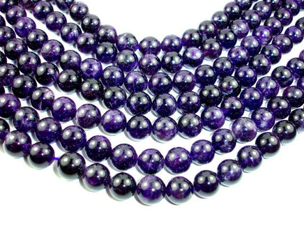 Amethyst - Round Beads, 12mm-RainbowBeads
