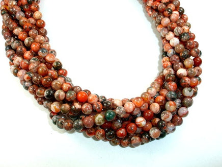 Agate Beads, Round, 6mm, 16 Inch-RainbowBeads