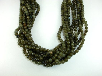 Labradorite Beads, 6mm Round Beads-RainbowBeads
