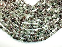 Phantom Quartz, Lodolite Quartz, Pebble Chips-RainbowBeads
