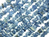 Kyanite Beads, Pebble Chips, Approx 5-10mm-RainbowBeads
