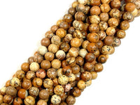 Picture Jasper Beads Round, 6mm-RainbowBeads