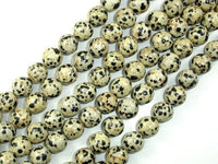 Dalmation Jasper Beads, Round, 10mm-RainbowBeads