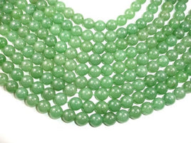 Green Aventurine Beads, Round, 12mm-RainbowBeads