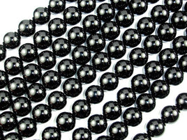 Black Onyx Beads, Round 10mm-RainbowBeads