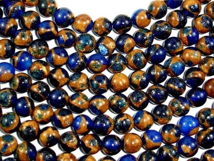 Mosaic Stone Beads, Round, 6mm-RainbowBeads
