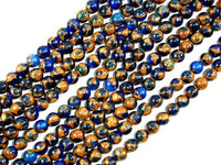 Mosaic Stone Beads, Round, 6mm-RainbowBeads