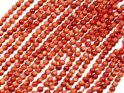 Goldstone Beads, Round, 2mm-RainbowBeads