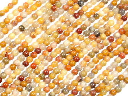 Crazy Lace Agate Beads, Round, 2mm-RainbowBeads