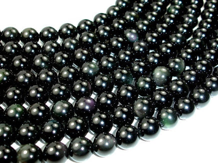 Rainbow Obsidian Beads, Round, 10mm-RainbowBeads