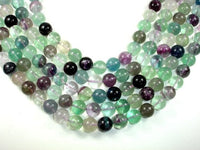 Fluorite Beads, Rainbow Fluorite, Round, 14mm-RainbowBeads