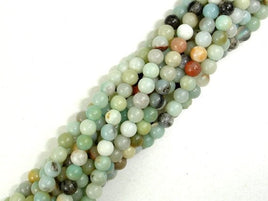 Amazonite Beads, 4mm (4.3 mm) Round-RainbowBeads