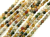 Ocean Jasper, Round 4mm beads-RainbowBeads