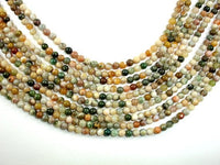 Ocean Jasper, Round 4mm beads-RainbowBeads