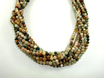 Ocean Jasper, Round 4mm beads-RainbowBeads