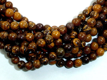 Elephant Jasper Beads, Round, 4mm-RainbowBeads