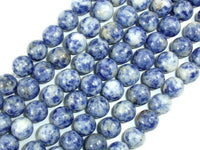 Blue Spot Jasper Beads, Round, 10mm-RainbowBeads