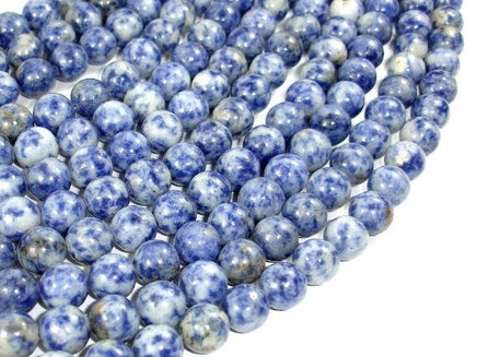 Blue Spot Jasper Beads, Round, 10mm-RainbowBeads