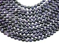 Blue Goldstone, Round, 12mm beads-RainbowBeads