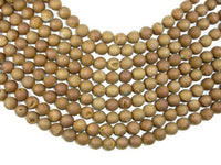 Druzy Agate Beads, Geode Beads, Matte Golden Brown, 12mm-RainbowBeads