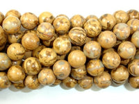 Jasper Beads, Round, 12mm-RainbowBeads