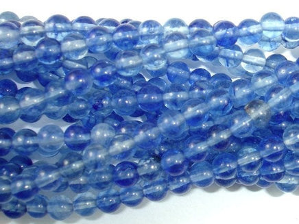Blueberry Quartz Beads, Round, 4mm-RainbowBeads