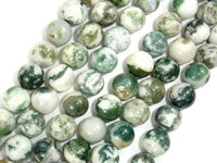 Tree Agate Beads, Round, 10mm-RainbowBeads