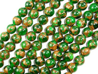 Mosaic Stone Beads, Round, 10mm-RainbowBeads