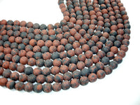 Matte Mahogany Obsidian Beads, Round, 10mm-RainbowBeads