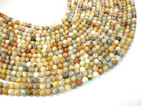 Crazy Lace Agate Beads, Round, 6mm-RainbowBeads