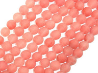 Matte Cherry Quartz Beads, Round, 10mm-RainbowBeads