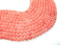 Matte Cherry Quartz Beads, Round, 10mm-RainbowBeads