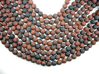 Matte Mahogany Obsidian Beads, Round, 10mm-RainbowBeads