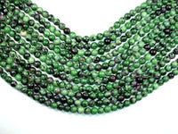 Ruby Zoisite Beads, 8mm Round Beads-RainbowBeads