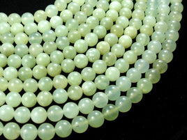 New Jade Beads, 10mm Round Beads-RainbowBeads