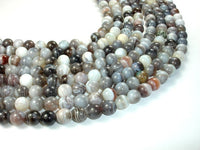 Botswana Agate Beads, 10mm Round Beads-RainbowBeads