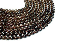 Smoky Quartz Beads, Round, 10mm-RainbowBeads
