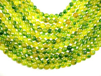 Agate Beads, 10mm Faceted Round Beads-RainbowBeads