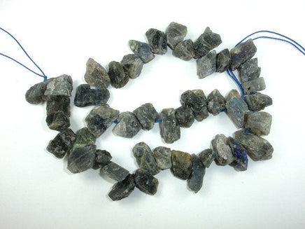 Labradorite Beads, raw rough, Top Drilled Nugget Beads-RainbowBeads