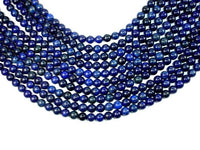 Lapis Lazuli Beads, Round, 8mm-RainbowBeads