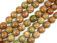 Saturn Jasper Bead, 10mm Round Beads-RainbowBeads