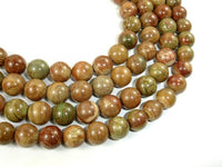 Saturn Jasper Bead, 10mm Round Beads-RainbowBeads