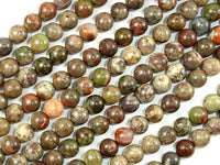 Rainforest Agate Beads, 6mm Round Beads-RainbowBeads