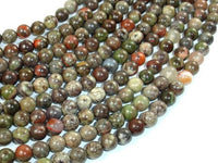 Rainforest Agate Beads, 6mm Round Beads-RainbowBeads