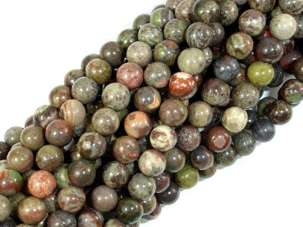 Rainforest Agate Beads, 6mm Round Beads-RainbowBeads