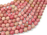 Rhodonite Beads, 8mm, Round Beads-RainbowBeads