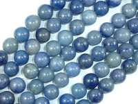 Blue Aventurine, 10mm Round Beads-RainbowBeads
