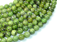 Chrysoprase Beads, 10mm Round Beads-RainbowBeads